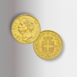 100 lire d'oro di Umberto I