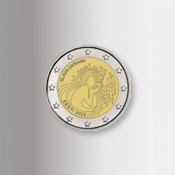 Pace in Ucraina, moneta commemorativa da 2 euro dell'Estonia