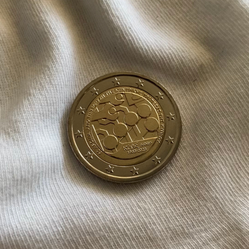 2 euro Cipro "60°ann.fondazione banca centrale""